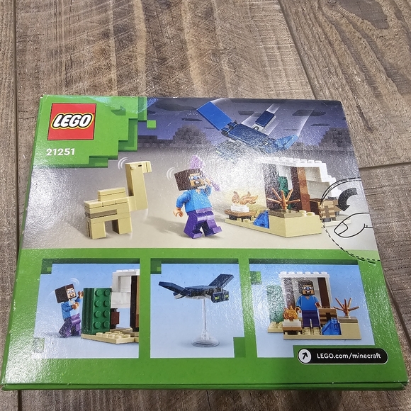 LEGO Minecraft Steve's Desert Expedition 21251 NEW Building Toy 75 Pieces - Picture 6 of 8
